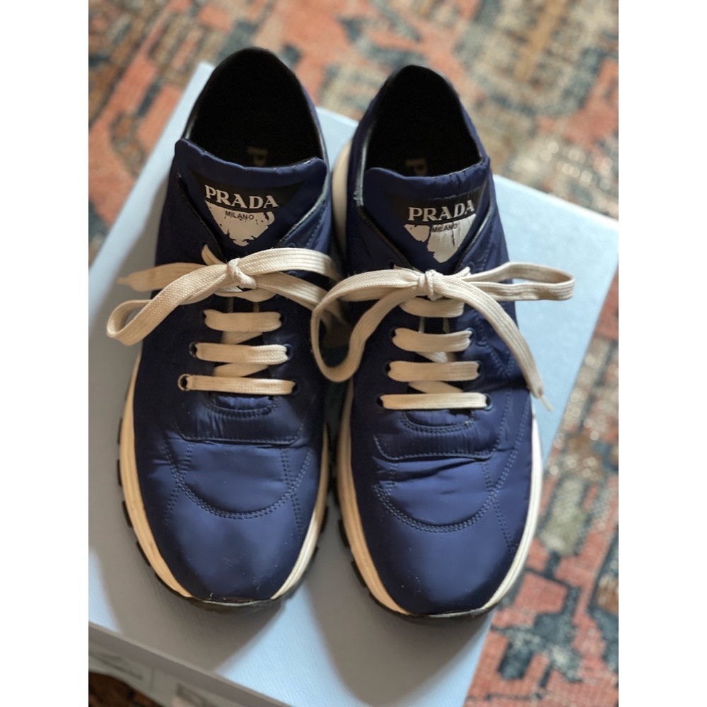 Prada Nylon Piuma Sneakers Size 39